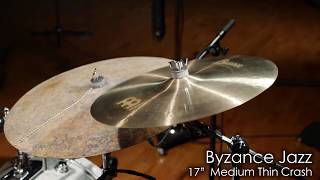 Meinl Cymbals B17JMTC Byzance 17" Jazz Medium Thin Crash Cymbal