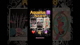 Aquarius Tarotscope April 12-18#tarot #tarotreading #aquarius #horoscope
