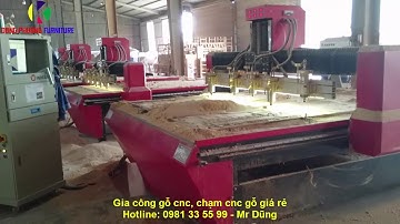 Gia Công Gỗ CNC, Chạm CNC Gỗ Giá Rẻ Tại Sài Gòn