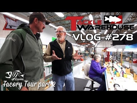 G. Loomis Factory Tour w. Jared Lintner Part 2 - Rod Building - TW VLOG #278