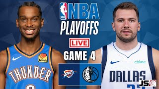 Oklahoma City Thunder vs Dallas Mavericks Game 4 | NBA Live Scoreboard