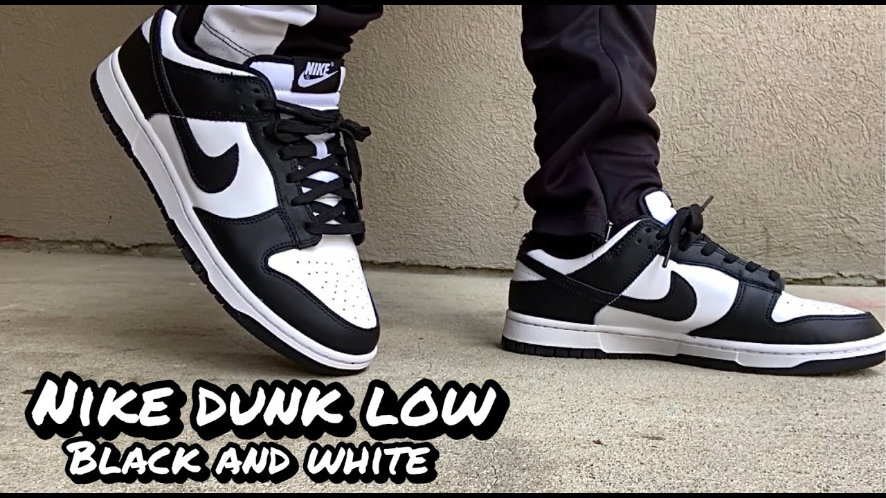 nike dunks on feet