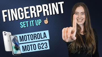 Motorola moto g23 - How to set up Fingerprint • 📱 • 👆🏼 • 🔐 • Tutorial