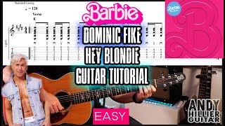 Dominic Fike - Hey Blondie Guitar Tutorial Lesson (From Barbie Movie)