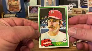 1981 Topps Cello Pack + #OpeningPacksForOpeningDay Announcement