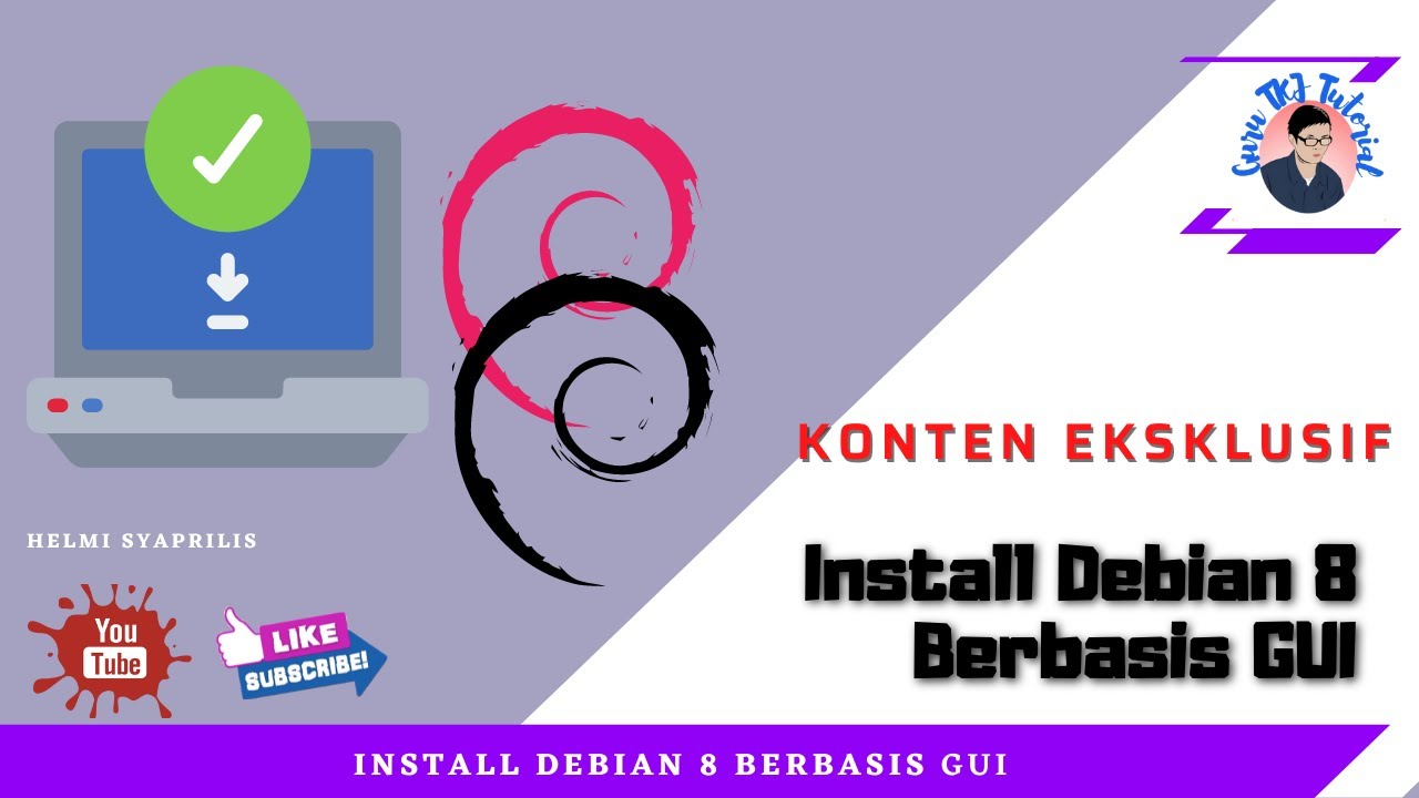 Install Debian 8 Berbasis GUI | VirtualBox - YouTube