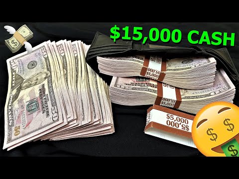 Counting $15,000 Cash from Wallet ASMR | Wealth Visualization | PropMoney.com | WATCH THIS EVERY DAY