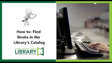 How to For Kids: Find Books in the Library’s Catalog