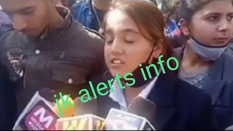 BA 1st sem and 3rd sem jammu university big protest