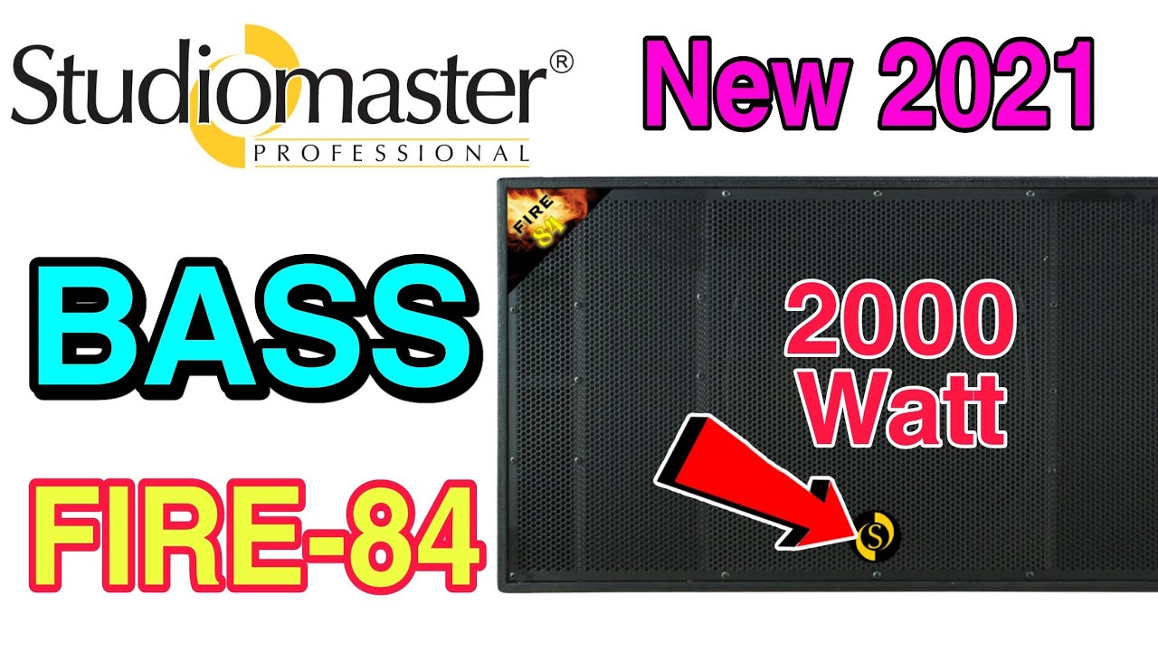 Studiomaster Fire-85 Bass Review and price