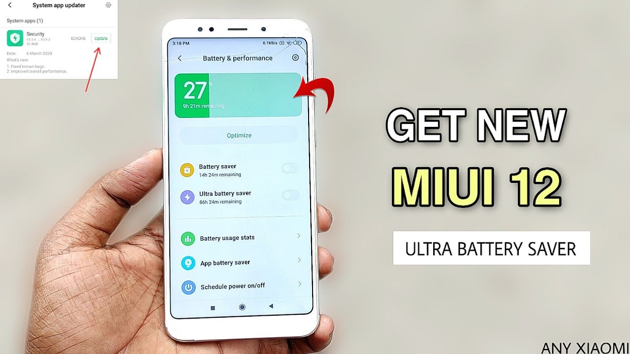 Enable New Ultra Battery Saver In Any Xiaomi Phone MIUI 12 Official New Feature YouTube