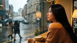 Rainy Cafe Window | 8 Hours Cozy Cafe Jazz & Lo-Fi for Study