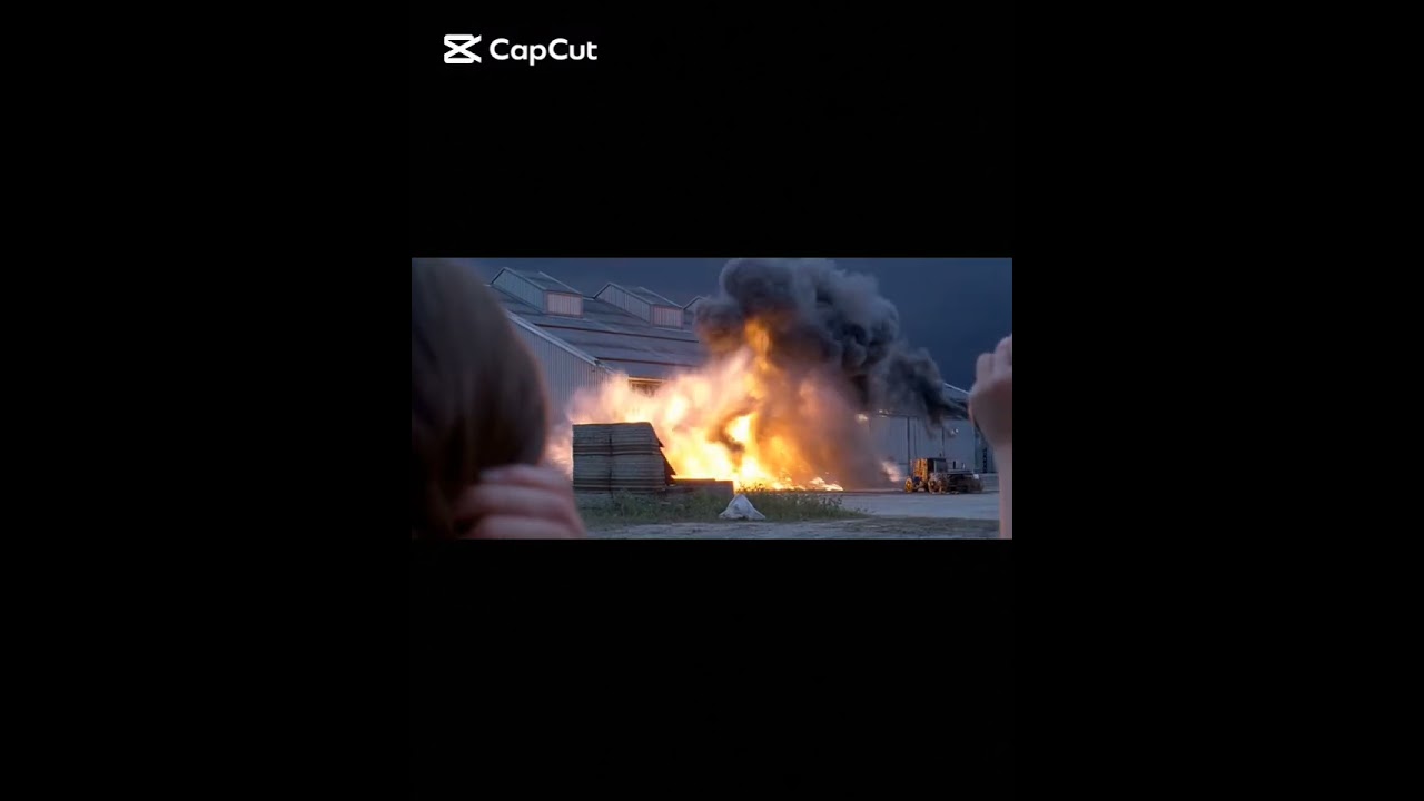 warehouse explosion caught on camera