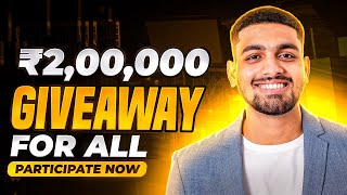 ₹2,00,000 GIVEAWAY FOR ALL | Binomo | Trading Man