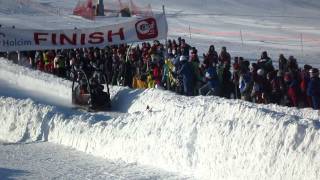 Great Northern Concrete Toboggan Race (GNCTR) 2012 Crash - U of A
