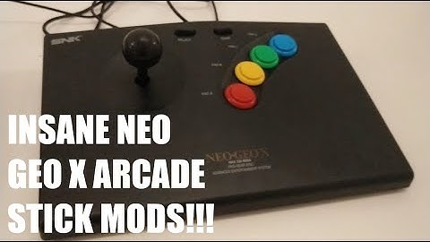 Neo Geo X: Arcade Stick Mods