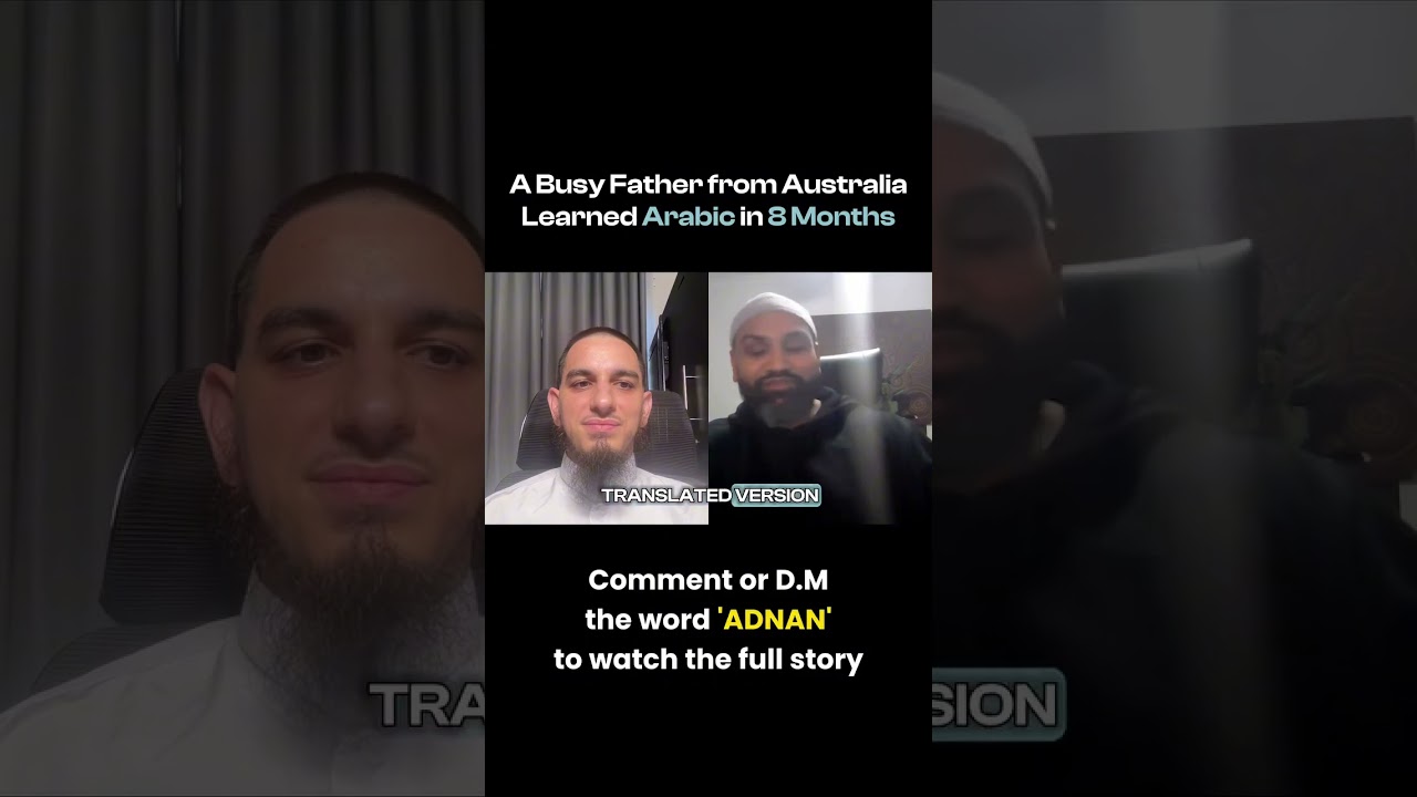 He Learned Arabic in 8 Months