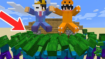 10 Security Build Hacks vs Zombies - Minecraft