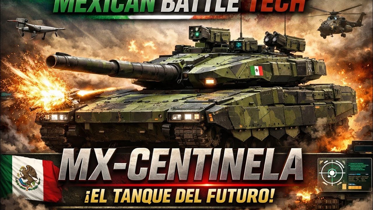 MX-Centinela tanque mexicano finalmente revelado poder blindado de nueva generación,