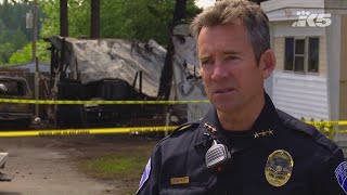 Multiple dead after trailer fire in Port Angeles, police chief says