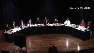 Wall Board of Education Workshop Meeting Jan 28, 2020