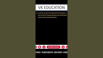 Q : A motor boat can travel 30 km upstream and 28 km downstream in 7   hours. ...