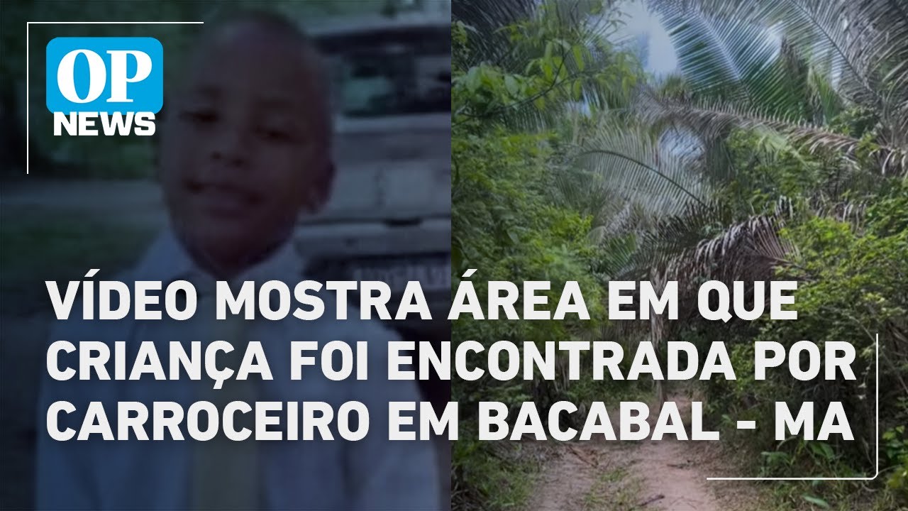 Crianças perdidas em Bacabal: vídeo mostra área onde criança foi encontrada por carroceiro l OP NEWS