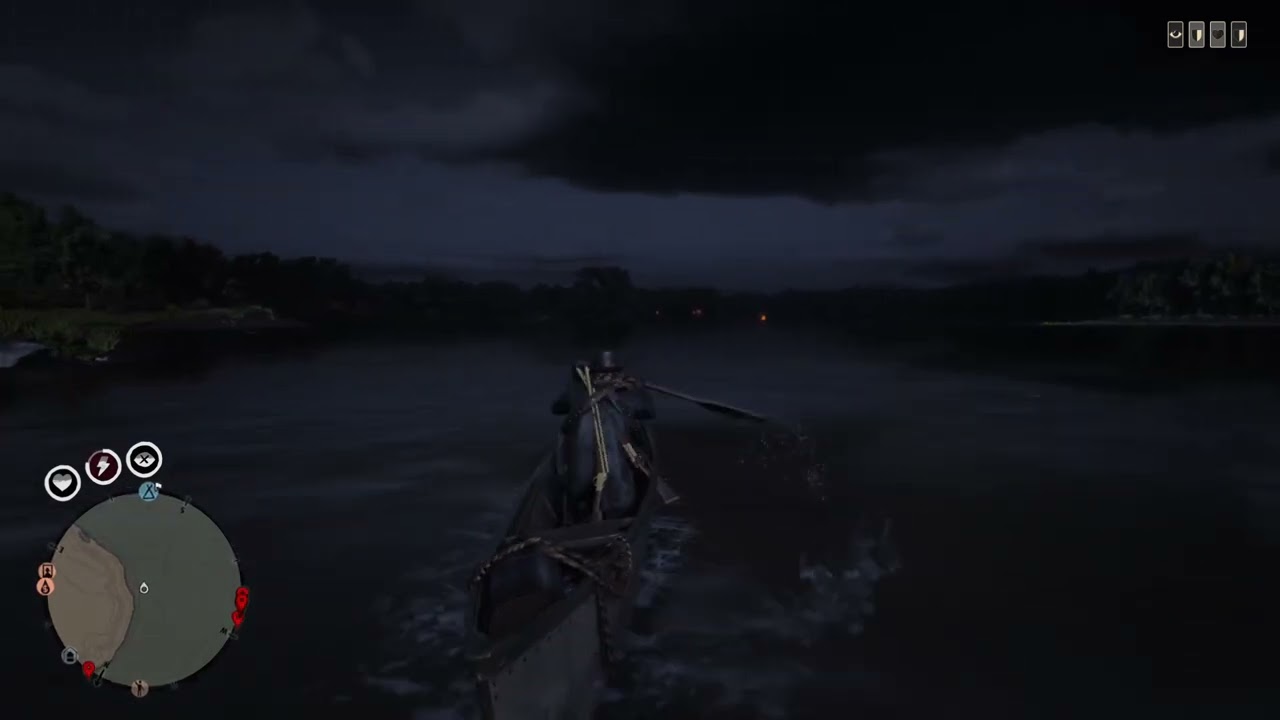 TRAVEL 100 MILES BY CANOE. RDR2 YouTube