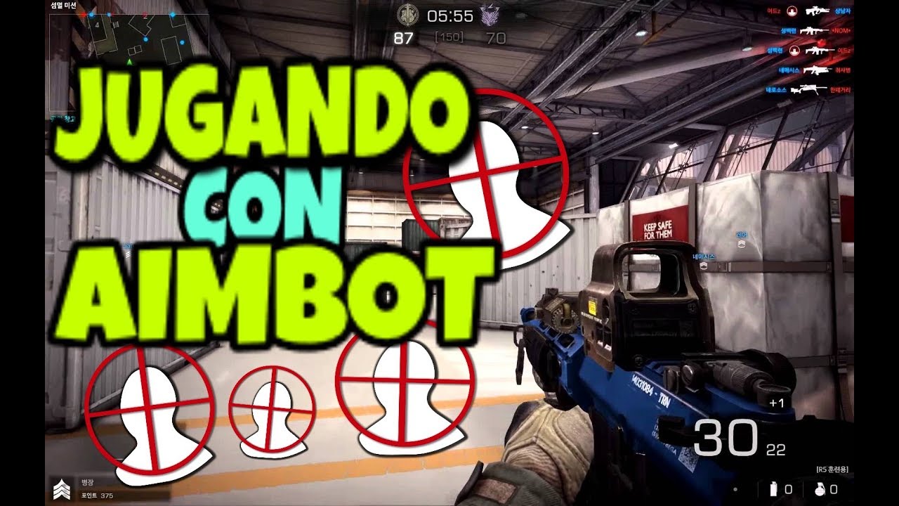 Jugando con Aimbot Black Squad Santiago Herrea YouTube