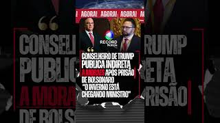🚨 Conselheiro de Trump publica indireta a Moraes com Voldemort e diz “o inverno está chegando”!