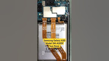 Samsung A20 Test Point Samsung A205F Test Point Samsung Galaxy A20 Test Point #samsungtablet