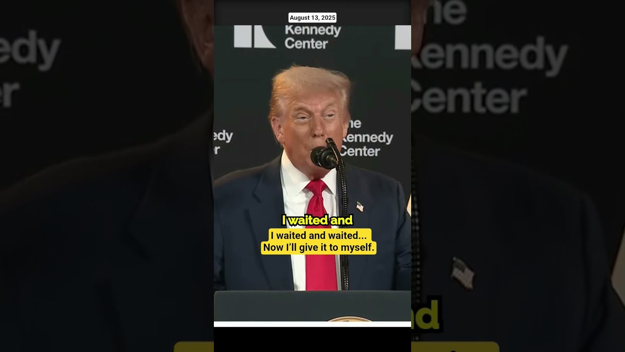 Next Year I Ll Give Myself Kennedy Center Honors Jokes President Donald Trump