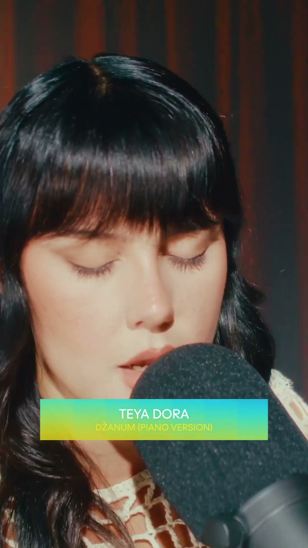 TEYA DORA gives us a very special rendition of one of her biggest hits, Džanum ?? #Eurovision2024