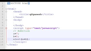 addition javascript