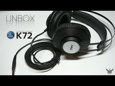 Unbox AKG K72 CLOSED-BACK Headphone By Soundproofbros.