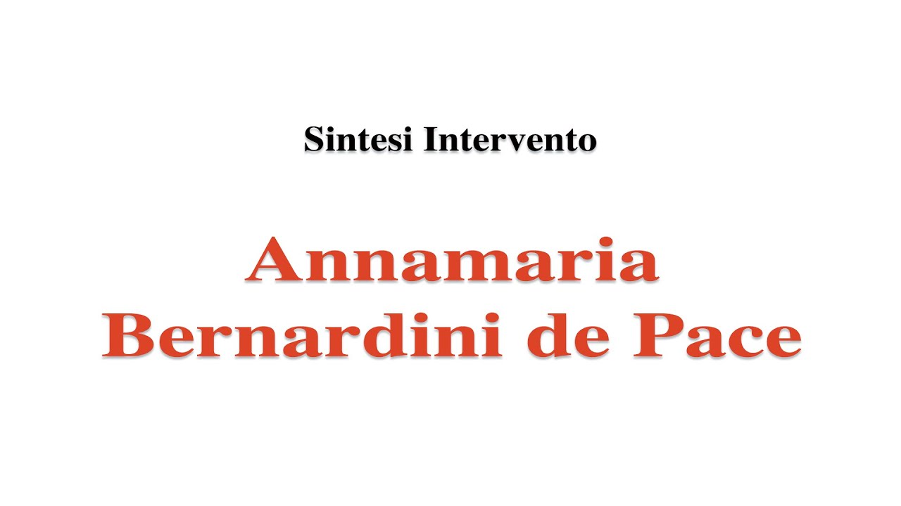 Bernardini De Pace - Nuovi orientamenti giuridici sulla Bigenitorialità - 20° Congr Naz. AIPG