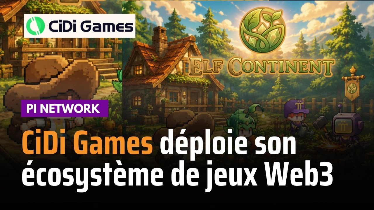 CiDi Games lance sa plateforme de jeux Web3 alimentée en Pi - YouTube