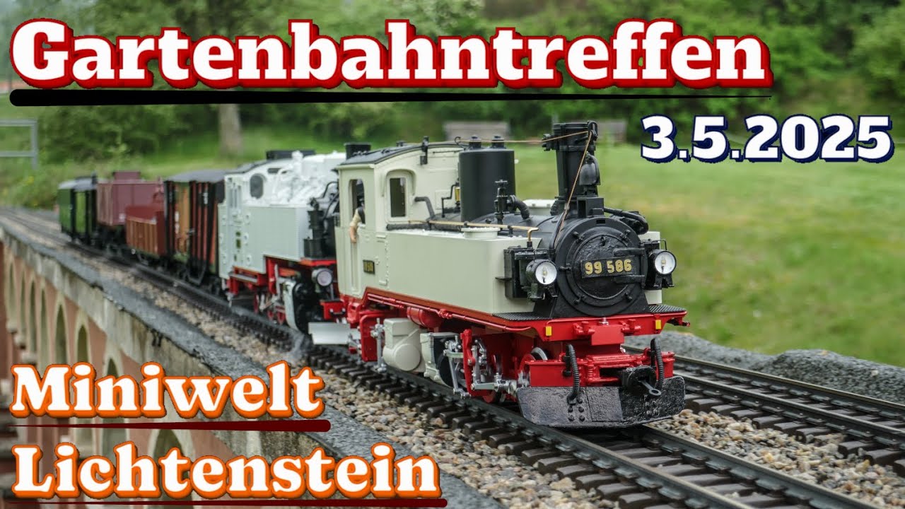 Auf kleiner Spur durch die Miniwelt Lichtenstein | Gartenbahntreffen | 3.5.2025