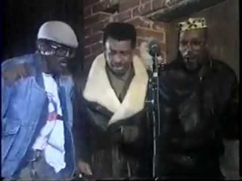 David Ruffin, Eddie Kendricks, and Dennis Edwards singing by the fire, talking (1991)