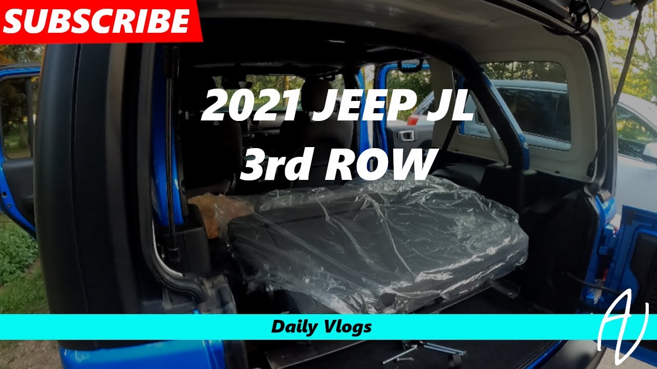 Jeep Wrangler JL 3rd Row Seat - Pt. 1 Building the Frame - Daily Vlog ...
