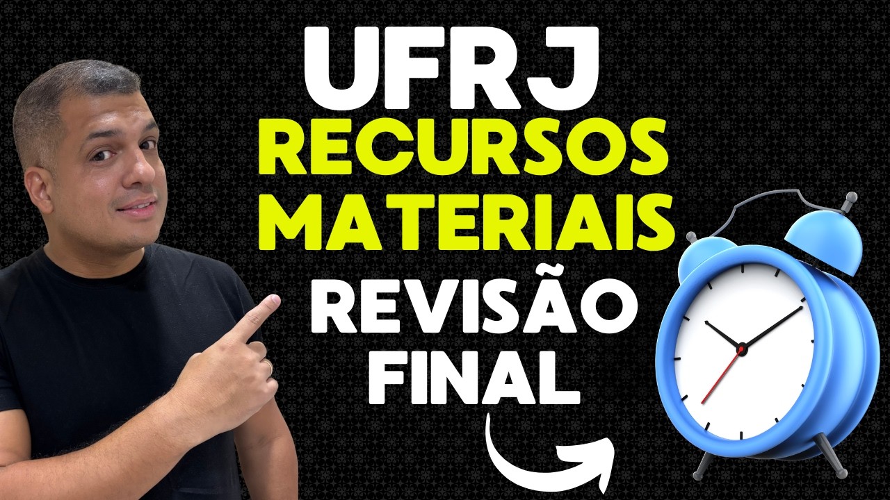 REVISÃO FINAL UFRJ (Selecon) – Administração de Recursos Materiais | Assistente em Administração