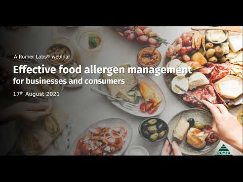 [On-demand webinar] Effective food allergen management for businesses and consumers