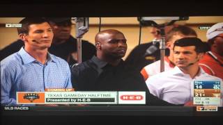 Ricky Williams: "Really?!" re: Texas' conservative approach.