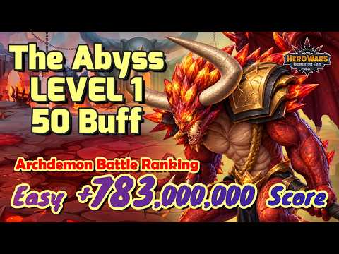 Hero Wars: Alliance Adventure: Alliance Adventure Archdemon 783M Score Guide