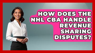 How Does The NHL CBA Handle Revenue Sharing Disputes? - Puck Stats Central