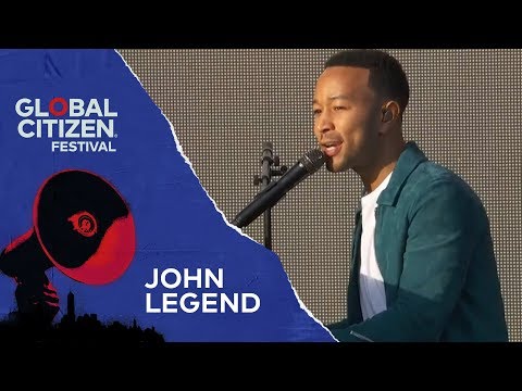 John Legend Performs Redemption Song | Global Citizen Festival NYC 2018