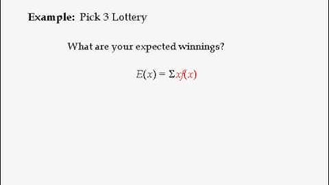 Business Statistics lecture 5 (2 of 3) -- Discrete Probability Distributions