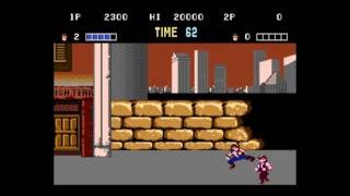 Double Dragon 7800 Mission 1A Pokey Test (Longer Intro)
