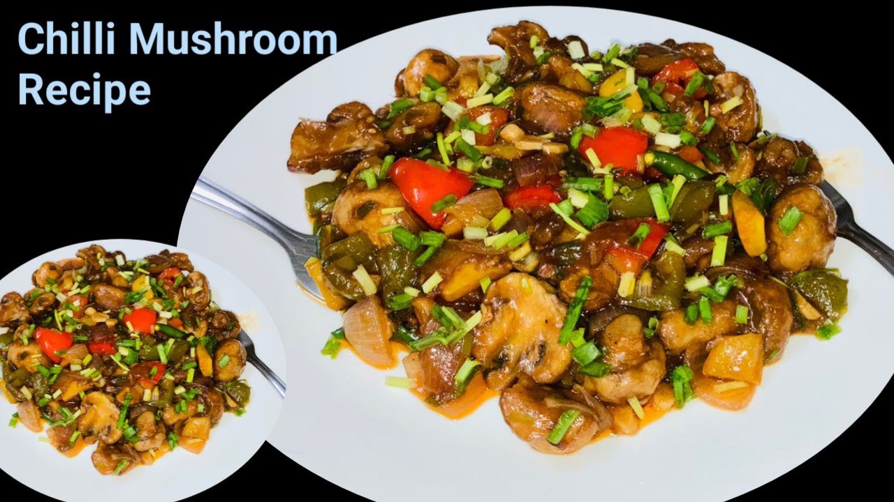 Chilli Mushroom Restaurant Style Recipe होटल जैसा चिली मशरुम बनाने का