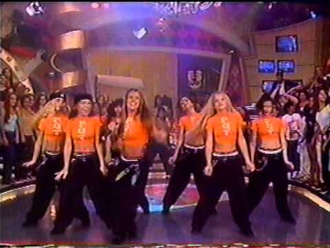Paquitas New Generation cantando "Mar de Rosas" - Planeta Xuxa 17/1/1998